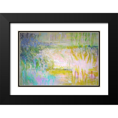 Etude Black Modern Wood Framed Art Print with Double Matting by Fagan, Dorothy