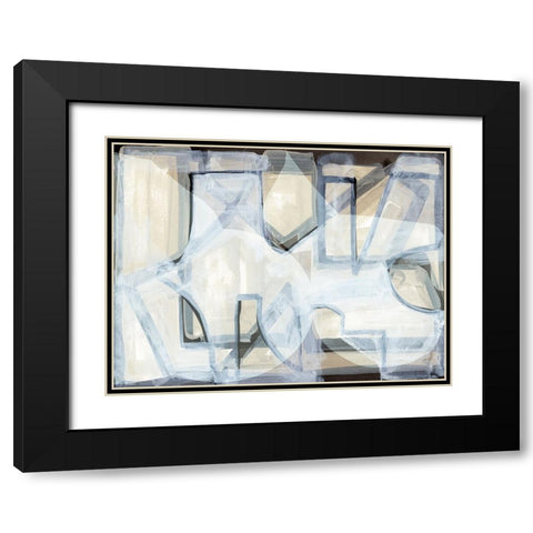 BAndW I Black Modern Wood Framed Art Print with Double Matting by Cartissi