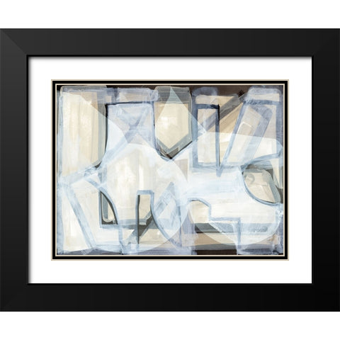 BAndW I Black Modern Wood Framed Art Print with Double Matting by Cartissi