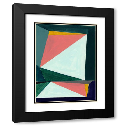 Chop I Black Modern Wood Framed Art Print with Double Matting by Cartissi