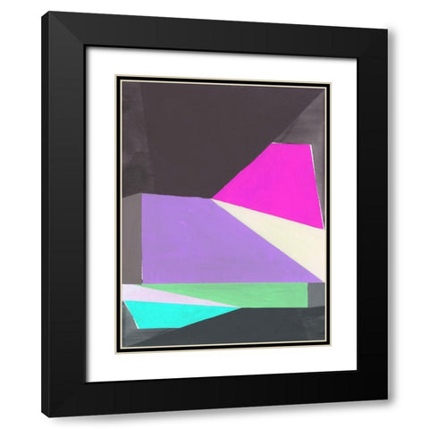Chop III Black Modern Wood Framed Art Print with Double Matting by Cartissi