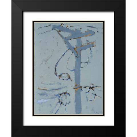 Wires VI Black Modern Wood Framed Art Print with Double Matting by Ferrell, Erin McGee