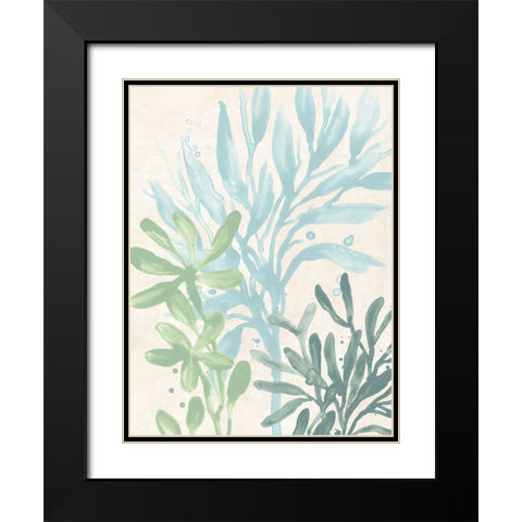 Swaying Seagrass II Black Modern Wood Framed Art Print with Double Matting by Vess, June Erica