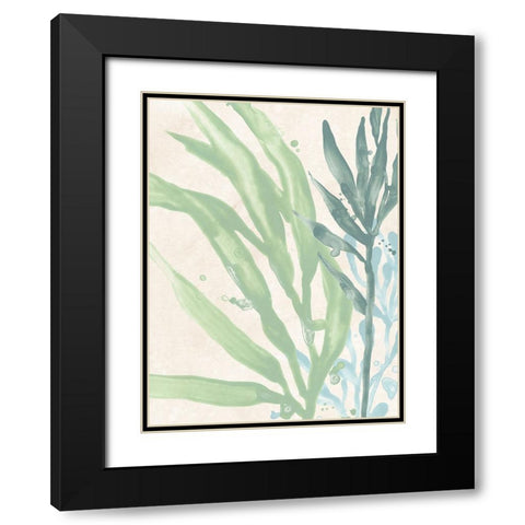 Swaying Seagrass IV Black Modern Wood Framed Art Print with Double Matting by Vess, June Erica