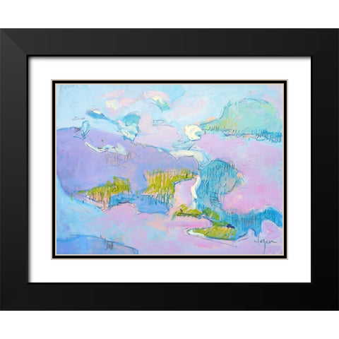 Come to My Window Black Modern Wood Framed Art Print with Double Matting by Fagan, Dorothy