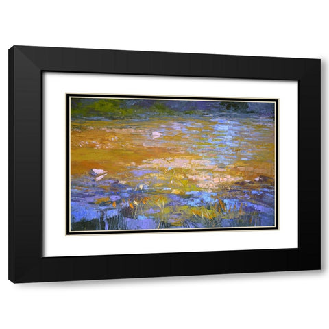 Indian Summer Black Modern Wood Framed Art Print with Double Matting by Fagan, Dorothy