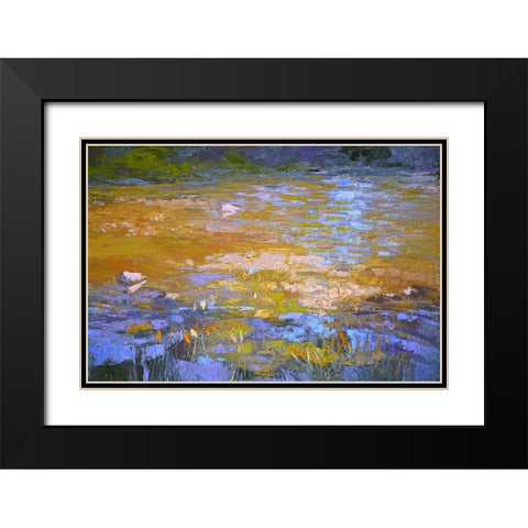 Indian Summer Black Modern Wood Framed Art Print with Double Matting by Fagan, Dorothy