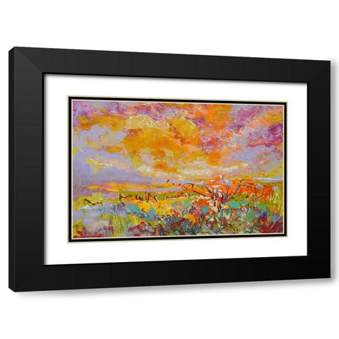 Radiance Remembered Black Modern Wood Framed Art Print with Double Matting by Fagan, Dorothy