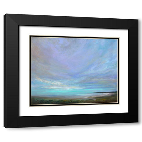Coastal Views III Black Modern Wood Framed Art Print with Double Matting by Finch, Sheila