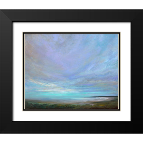 Coastal Views III Black Modern Wood Framed Art Print with Double Matting by Finch, Sheila