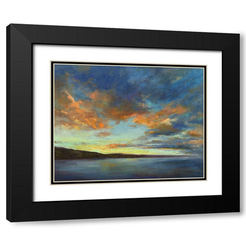 Coastal Views IV Black Modern Wood Framed Art Print with Double Matting by Finch, Sheila