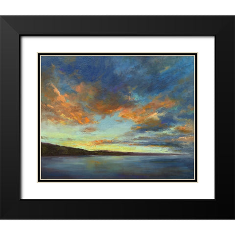 Coastal Views IV Black Modern Wood Framed Art Print with Double Matting by Finch, Sheila