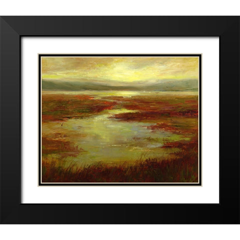 Coastal Views V Black Modern Wood Framed Art Print with Double Matting by Finch, Sheila