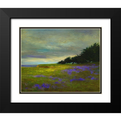 Coastal Views VI Black Modern Wood Framed Art Print with Double Matting by Finch, Sheila