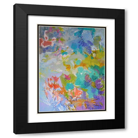 Let Me Bloom I Am Black Modern Wood Framed Art Print with Double Matting by Fagan, Dorothy