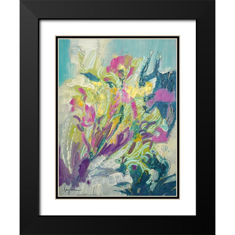 Standing Tall Black Modern Wood Framed Art Print with Double Matting by Fagan, Dorothy