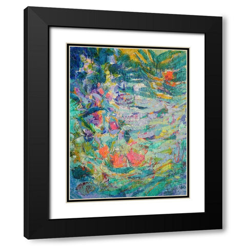 Stir Mine Heart Black Modern Wood Framed Art Print with Double Matting by Fagan, Dorothy