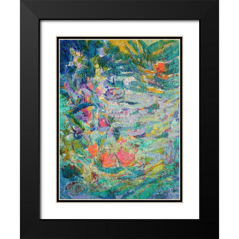 Stir Mine Heart Black Modern Wood Framed Art Print with Double Matting by Fagan, Dorothy