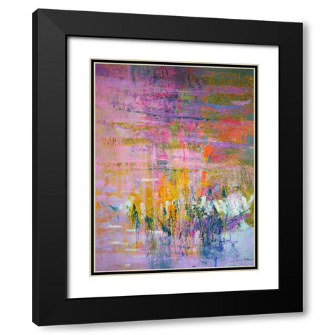 Twilight Resting Black Modern Wood Framed Art Print with Double Matting by Fagan, Dorothy