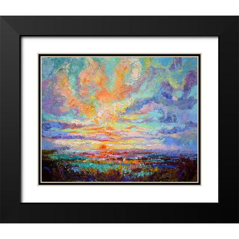 Blessed Eve I Black Modern Wood Framed Art Print with Double Matting by Fagan, Dorothy