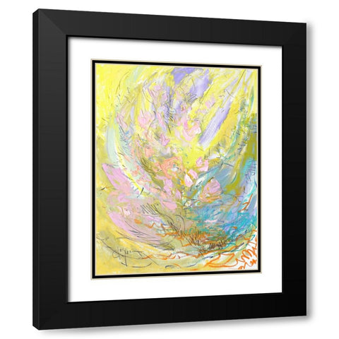 Approaching Equinox Black Modern Wood Framed Art Print with Double Matting by Fagan, Dorothy