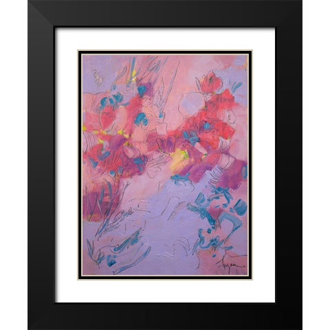 Wish You Well Black Modern Wood Framed Art Print with Double Matting by Fagan, Dorothy