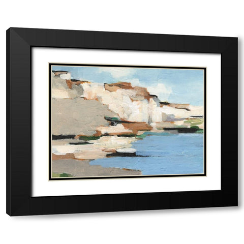 White Rock Cliffs I Black Modern Wood Framed Art Print with Double Matting by Harper, Ethan