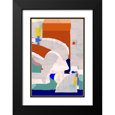 Lucca in Color I Black Modern Wood Framed Art Print with Double Matting by Cartissi