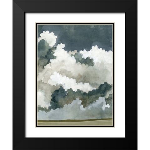 Vast Neutral Sky II Black Modern Wood Framed Art Print with Double Matting by Caroline, Emma