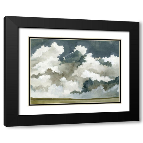Vast Neutral Sky III Black Modern Wood Framed Art Print with Double Matting by Caroline, Emma