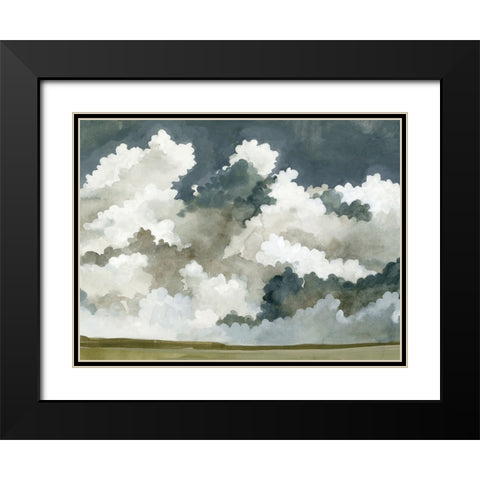 Vast Neutral Sky III Black Modern Wood Framed Art Print with Double Matting by Caroline, Emma
