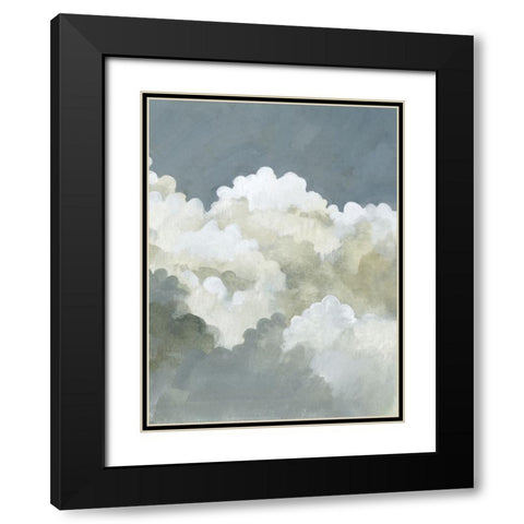 Big Clouds II Black Modern Wood Framed Art Print with Double Matting by Caroline, Emma