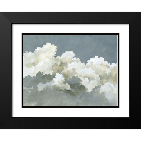 Big Clouds III Black Modern Wood Framed Art Print with Double Matting by Caroline, Emma
