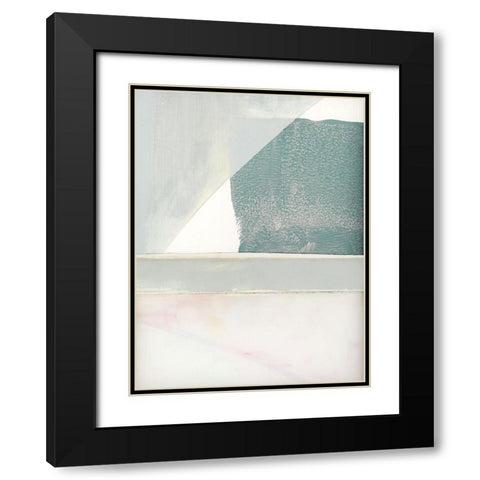 Couturier II Black Modern Wood Framed Art Print with Double Matting by Cartissi