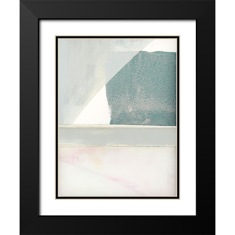 Couturier II Black Modern Wood Framed Art Print with Double Matting by Cartissi