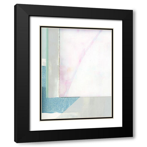 Couturier III Black Modern Wood Framed Art Print with Double Matting by Cartissi