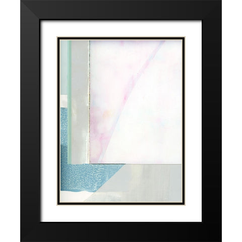Couturier III Black Modern Wood Framed Art Print with Double Matting by Cartissi