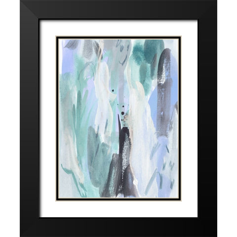 Ocean Crush II Black Modern Wood Framed Art Print with Double Matting by Wang, Melissa