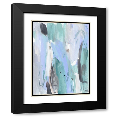 Ocean Crush III Black Modern Wood Framed Art Print with Double Matting by Wang, Melissa