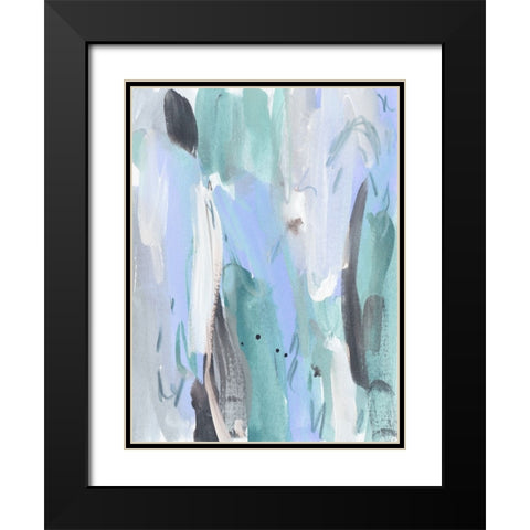 Ocean Crush III Black Modern Wood Framed Art Print with Double Matting by Wang, Melissa