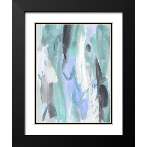 Ocean Crush IV Black Modern Wood Framed Art Print with Double Matting by Wang, Melissa