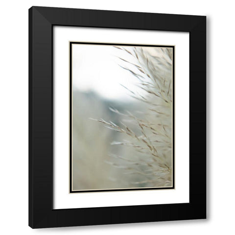 Subtle Grasses III Black Modern Wood Framed Art Print with Double Matting by Johnson, Jason