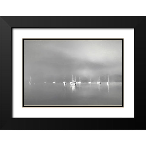 Curinga Scenes2 I Black Modern Wood Framed Art Print with Double Matting by Curinga, Kim