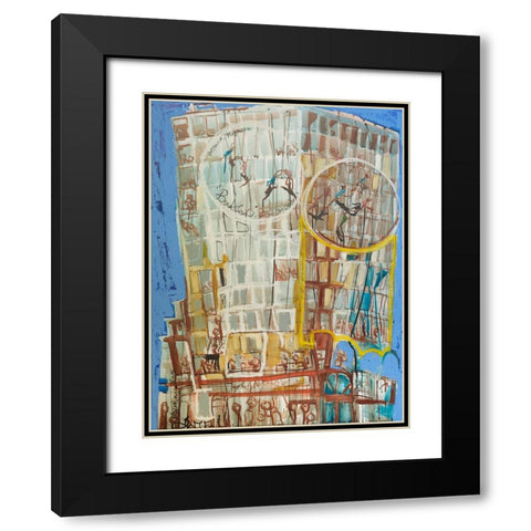 Bandaloo I Black Modern Wood Framed Art Print with Double Matting by Ferrell, Erin McGee
