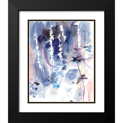 Late Night Breeze II Black Modern Wood Framed Art Print with Double Matting by Wang, Melissa