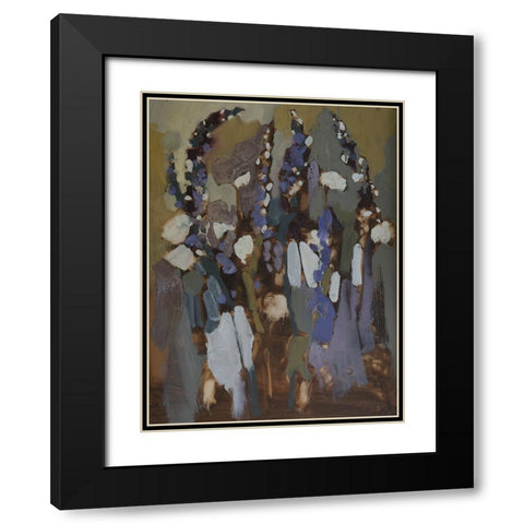 Idiosyncratic Floral  III Black Modern Wood Framed Art Print with Double Matting by Ferrell, Erin McGee