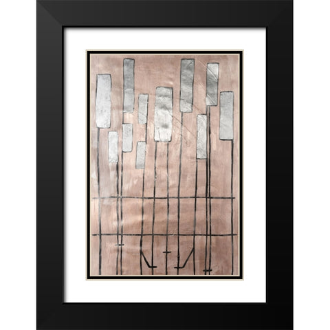 Clavichord I Black Modern Wood Framed Art Print with Double Matting by Willett, Michael