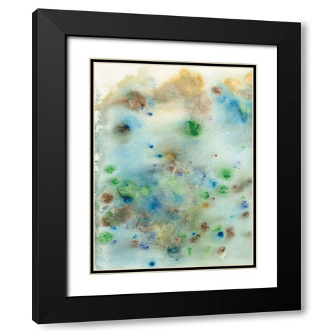 Hawaiian Rain I Black Modern Wood Framed Art Print with Double Matting by Fuchs, Jodi