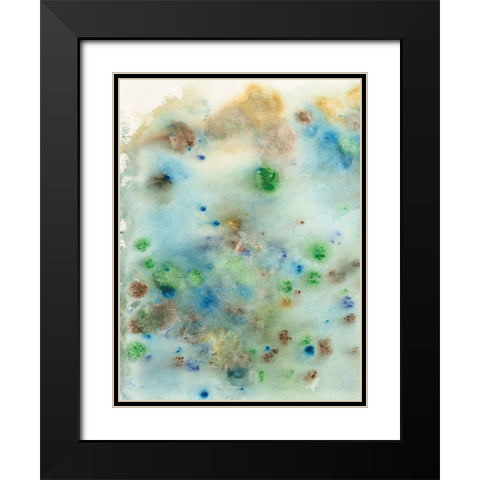 Hawaiian Rain I Black Modern Wood Framed Art Print with Double Matting by Fuchs, Jodi