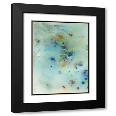 Hawaiian Rain II Black Modern Wood Framed Art Print with Double Matting by Fuchs, Jodi